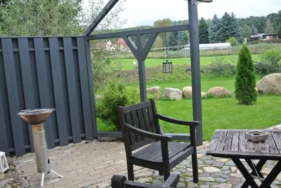 Ein Garten an der Unterkunft Ferienhaus Katja