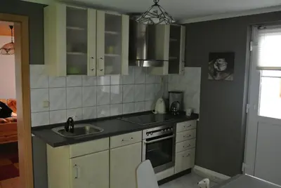 Küche/Küchenzeile in der Unterkunft Ferienhaus Katja