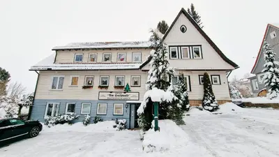 Hotel garni Am Hochwald im Winter