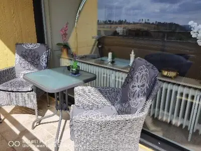 Ein Balkon oder eine Terrasse in der Unterkunft Ferienwohnung Harz-Flair 264