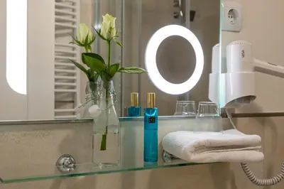 Ein Badezimmer in der Unterkunft Altstadthotel Zur Börse