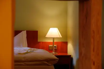 Ein Bett oder Betten in einem Zimmer der Unterkunft Hotel Zum Kanzler