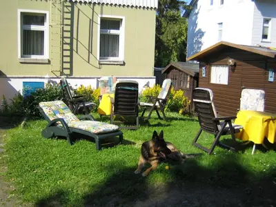 Ein Garten an der Unterkunft Hotel Fernblick
