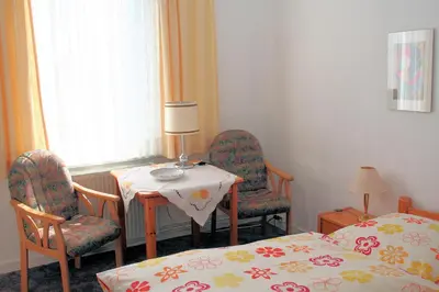 Ein Sitzbereich in der Unterkunft Hotel Fernblick