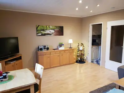 TV/Unterhaltungsangebot in der Unterkunft Ferienwohnung Singer Am Erlebnisbocksberg