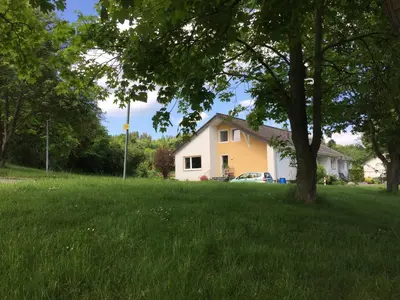 Ein Garten an der Unterkunft Fewo Granetalsperre