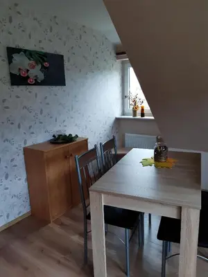Ein Sitzbereich in der Unterkunft Ferienhaus Natzel
