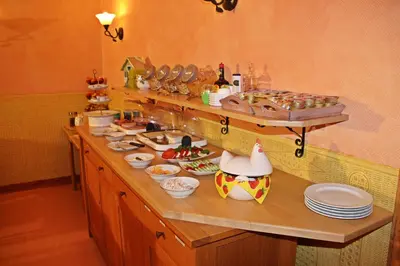 Essen in der Pension oder in der Nähe
