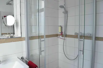 Ein Badezimmer in der Unterkunft Henne Hahnenklee