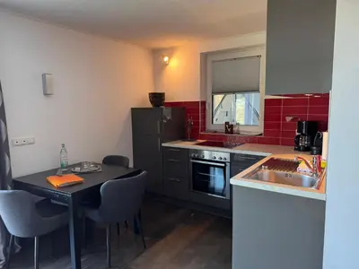 Küche/Küchenzeile in der Unterkunft Appartement Max