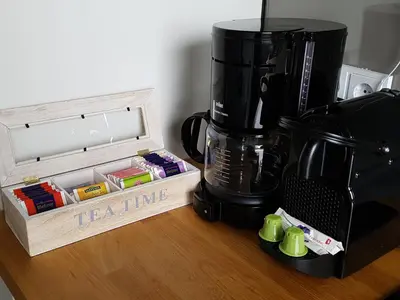 Ein Bett oder Betten in einem Zimmer der Unterkunft Ferienwohnung Zweisamkeit