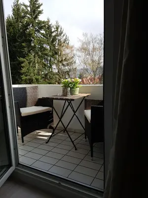 Ein Balkon oder eine Terrasse in der Unterkunft Ferienwohnung Zweisamkeit