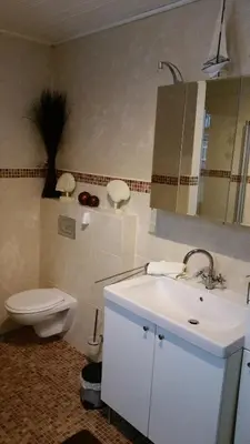 Ein Badezimmer in der Unterkunft Haus Isabelle OG