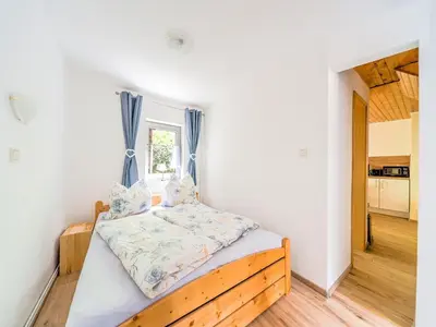 Ein Bett oder Betten in einem Zimmer der Unterkunft Gemütliche Ferienwohnung bei Braunlage