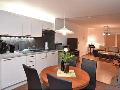 Küche/Küchenzeile in der Unterkunft Ferienhaus in Blankenburg
