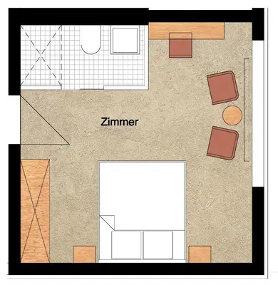 Grundriss der Unterkunft HARZ HOTEL und Gästehaus am Bornweg