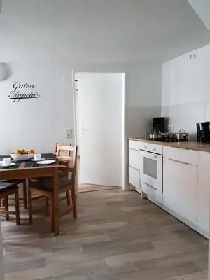 Küche/Küchenzeile in der Unterkunft Köpi Appartements