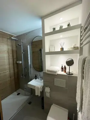 Ein Badezimmer in der Unterkunft Haus Vier Jahreszeiten am See Vier Jahreszeiten - HS 221