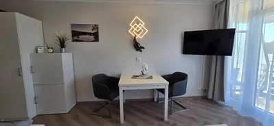 TV/Unterhaltungsangebot in der Unterkunft Haus Vier Jahreszeiten am See Apartment am Kranichsee