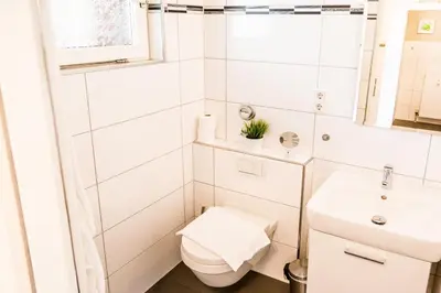 Ein Badezimmer in der Unterkunft Petra
