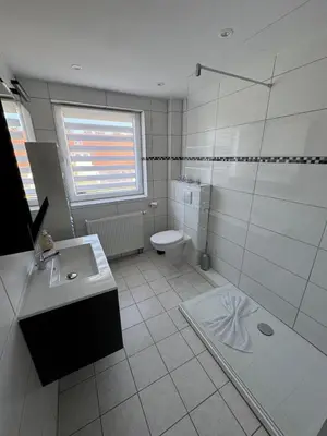 Ein Badezimmer in der Unterkunft Ferienwohnung Manja