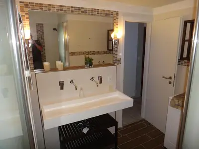 Ein Badezimmer in der Unterkunft Hahnenklee Ferienpark 409 & 211