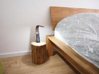 Ein Bett oder Betten in einem Zimmer der Unterkunft Apartment Harzgrün