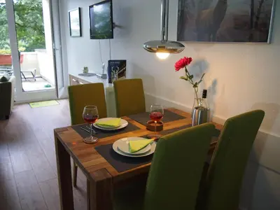 TV/Unterhaltungsangebot in der Unterkunft Apartment Harzgrün