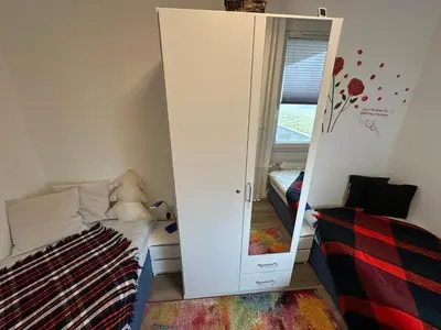 Ein Bett oder Betten in einem Zimmer der Unterkunft Moderne und komfortable Appartements im Ferienpark Hahnenklee
