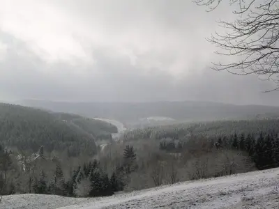 Naturlandschaft in der Nähe der Ferienwohnung
