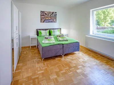Ein Bett oder Betten in einem Zimmer der Unterkunft Haus der Kaiser