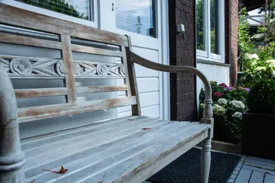 Ein Balkon oder eine Terrasse in der Unterkunft Zauberhaftes Altstadt-Apartment