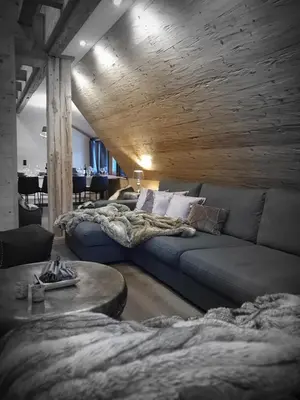 Ein Sitzbereich in der Unterkunft WLodgeOne