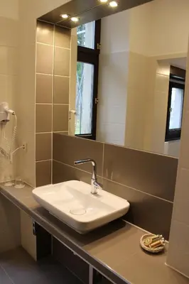 Ein Badezimmer in der Unterkunft Schlosshotel Stecklenberg