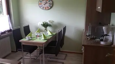 Küche/Küchenzeile in der Unterkunft Haus am Sonnenhang