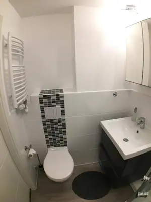 Ein Badezimmer in der Unterkunft Ferienwohnung MILA Braunlage