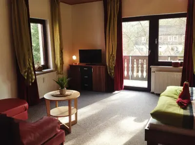 TV/Unterhaltungsangebot in der Unterkunft Hotel an der Uffe