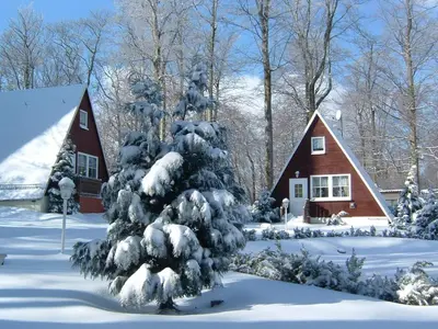 Ferienpark Rosstrappe im Winter