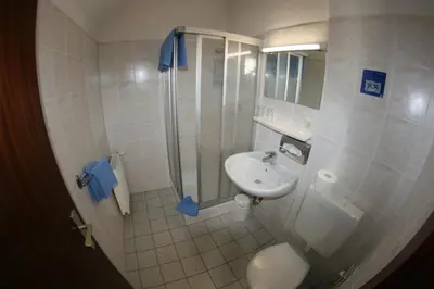 Ein Badezimmer in der Unterkunft Wehrstedter Hof