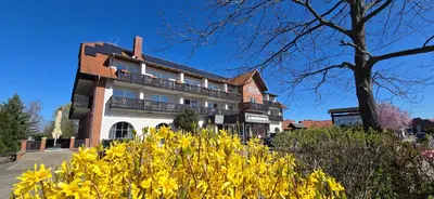 Das Gebäude in dem sich das Hotel befindet