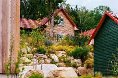Ein Garten an der Unterkunft Das Schierke Harzresort