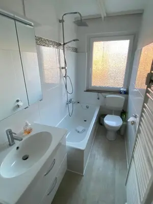 Ein Badezimmer in der Unterkunft Harzgenuß