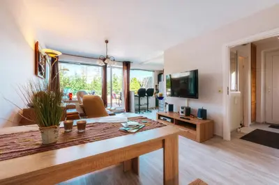 TV/Unterhaltungsangebot in der Unterkunft Terrassenhaus Waldblick 637