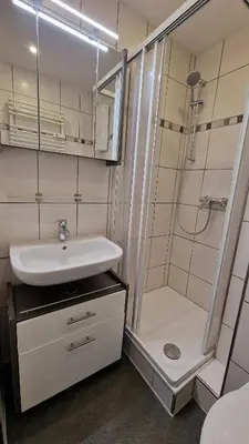 Ein Badezimmer in der Unterkunft Brockenblick