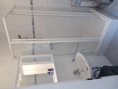 Ein Badezimmer in der Unterkunft Janos Ferienwohnung 2