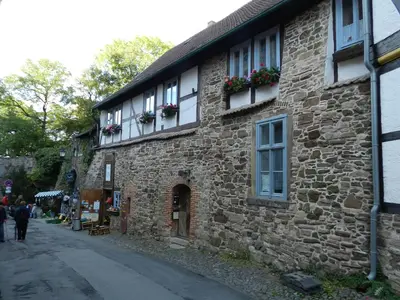 Das Gebäude in dem sich die Ferienwohnung befindet