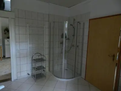 Ein Badezimmer in der Unterkunft Ferienwohnung Kutscherhaus
