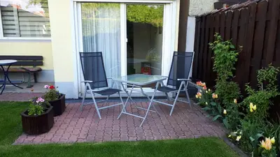 Ein Garten an der Unterkunft Wernigerode Ferienwohnung Schultz