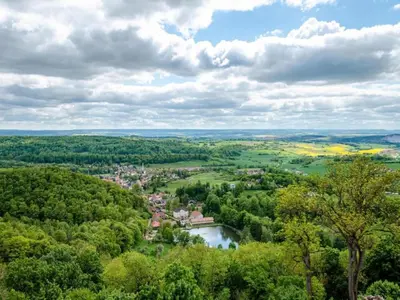 Naturlandschaft in der Nähe des Ferienhauses