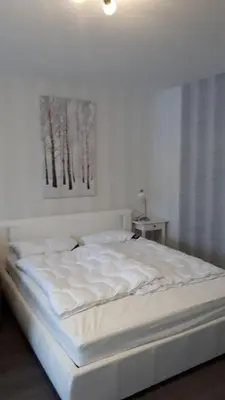 Ein Bett oder Betten in einem Zimmer der Unterkunft Ferienwohnung Steffens Hahnenklee Wohnung 25